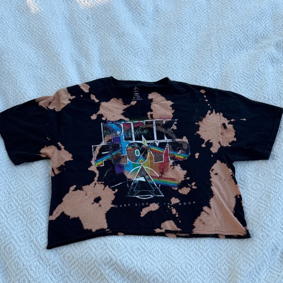 Pink Floyd Tops - Pink Floyd Black and Tan Graphic Tee Sz S